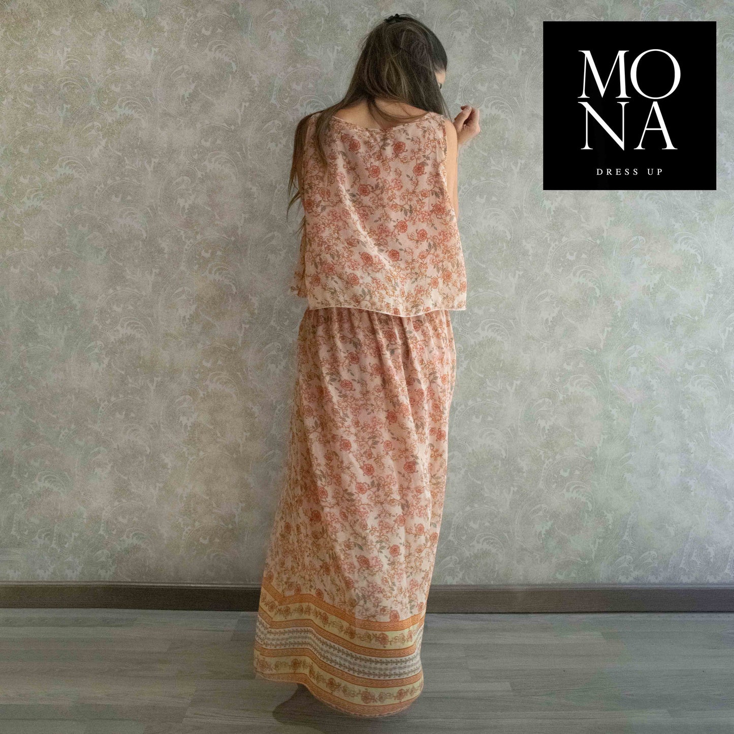 VESTIDO LARGO GIULIA MULTICOLOR