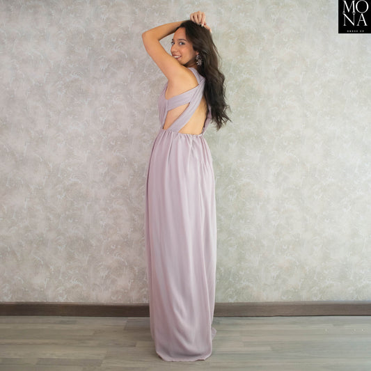VESTIDO LARGO GLORIA LILA