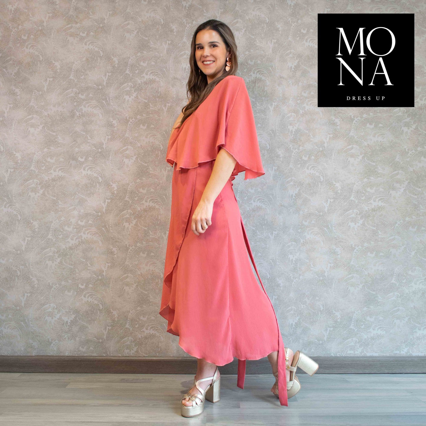 VESTIDO MIDI GIORGIA SALMÓN