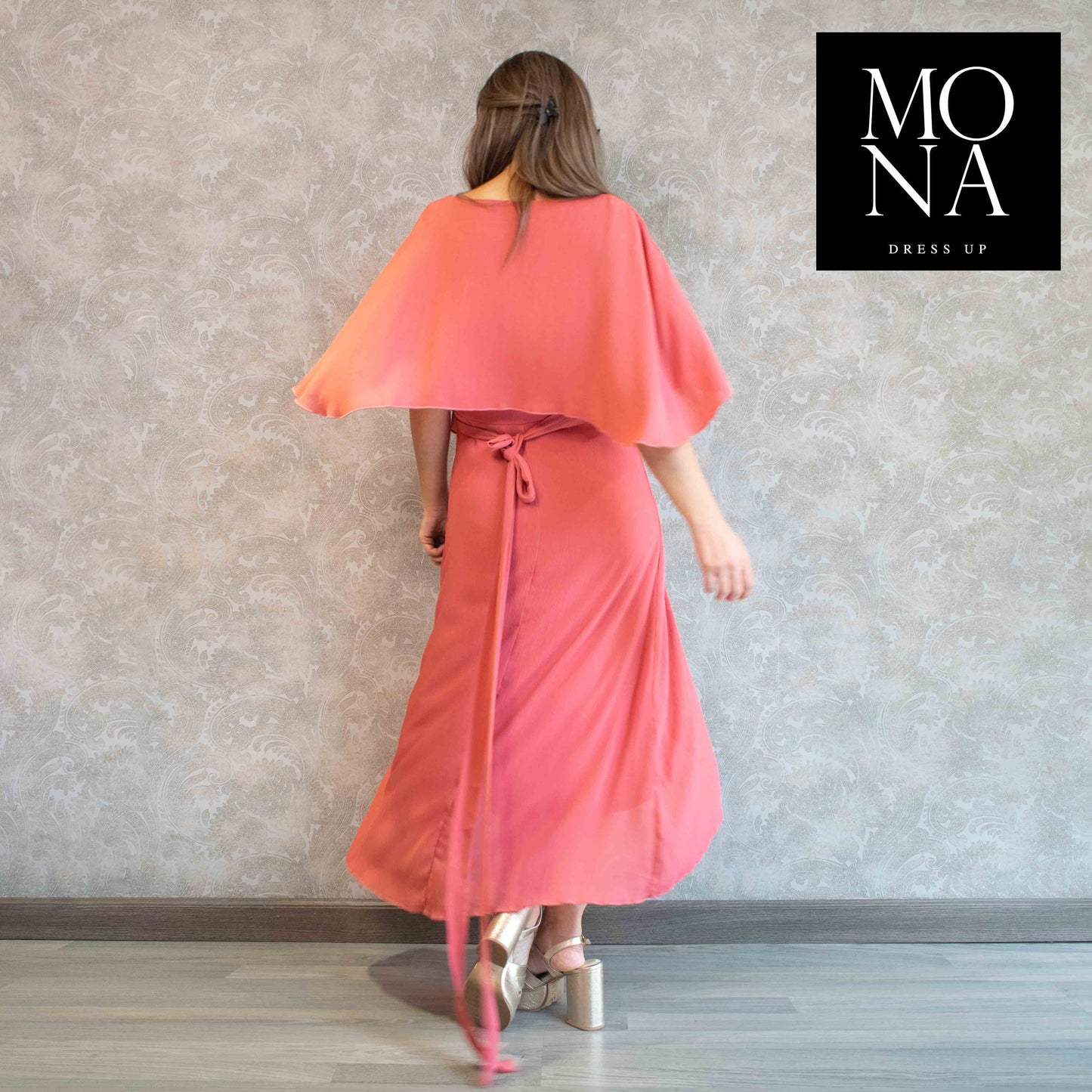 VESTIDO MIDI GIORGIA SALMÓN