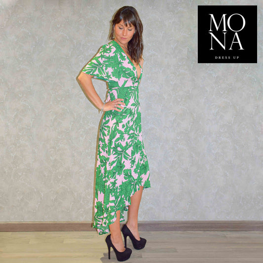 VESTIDO LARGO CARMEN VERDE