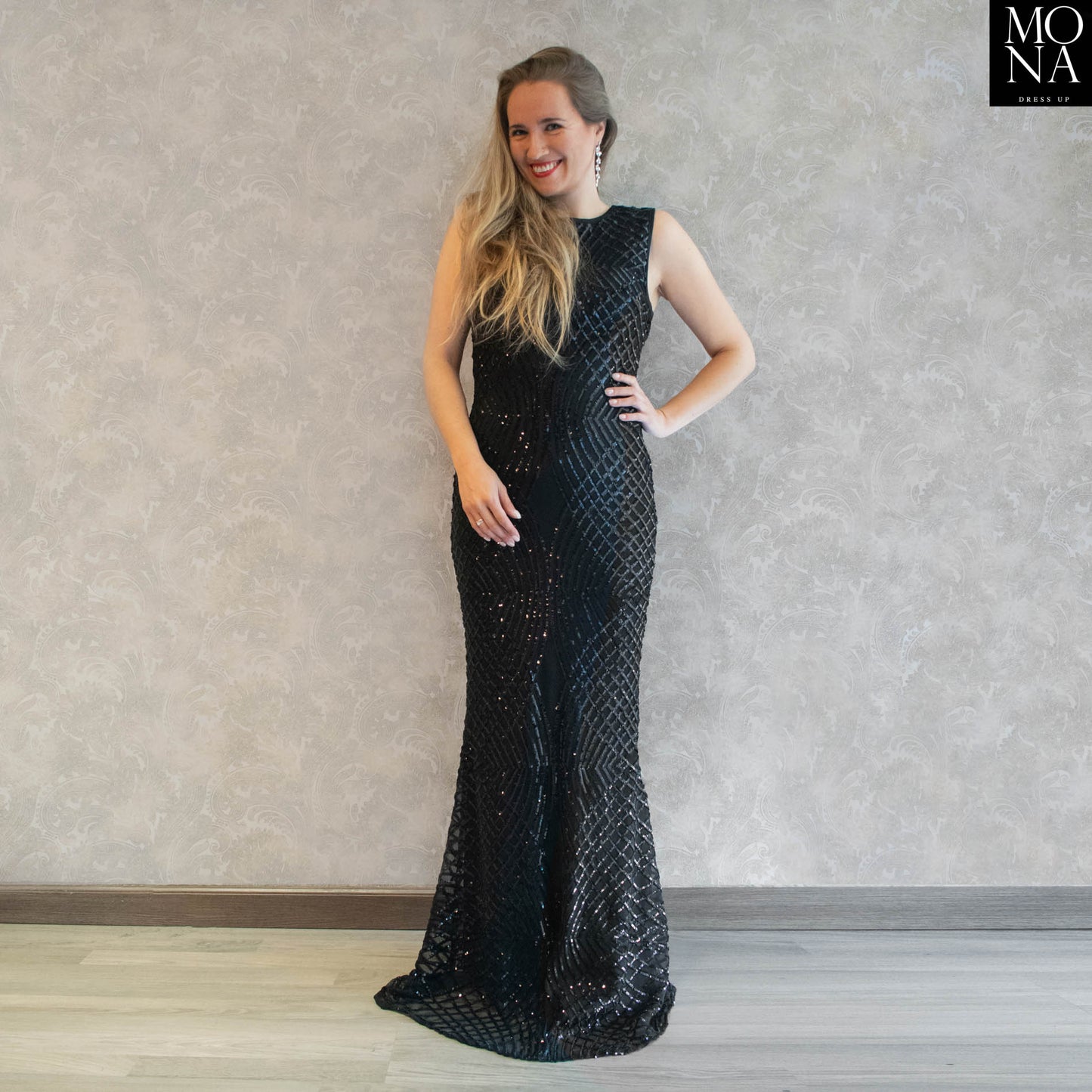 VESTIDO LARGO IRENE NEGRO