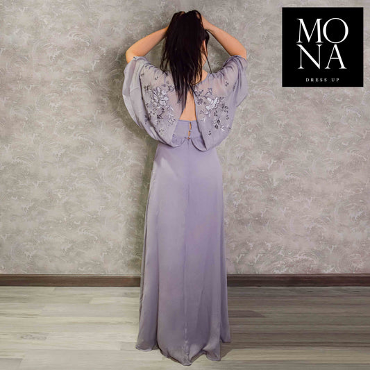 VESTIDO LARGO MALENA MALVA