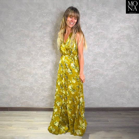 VESTIDO LARGO IVANA VERDE