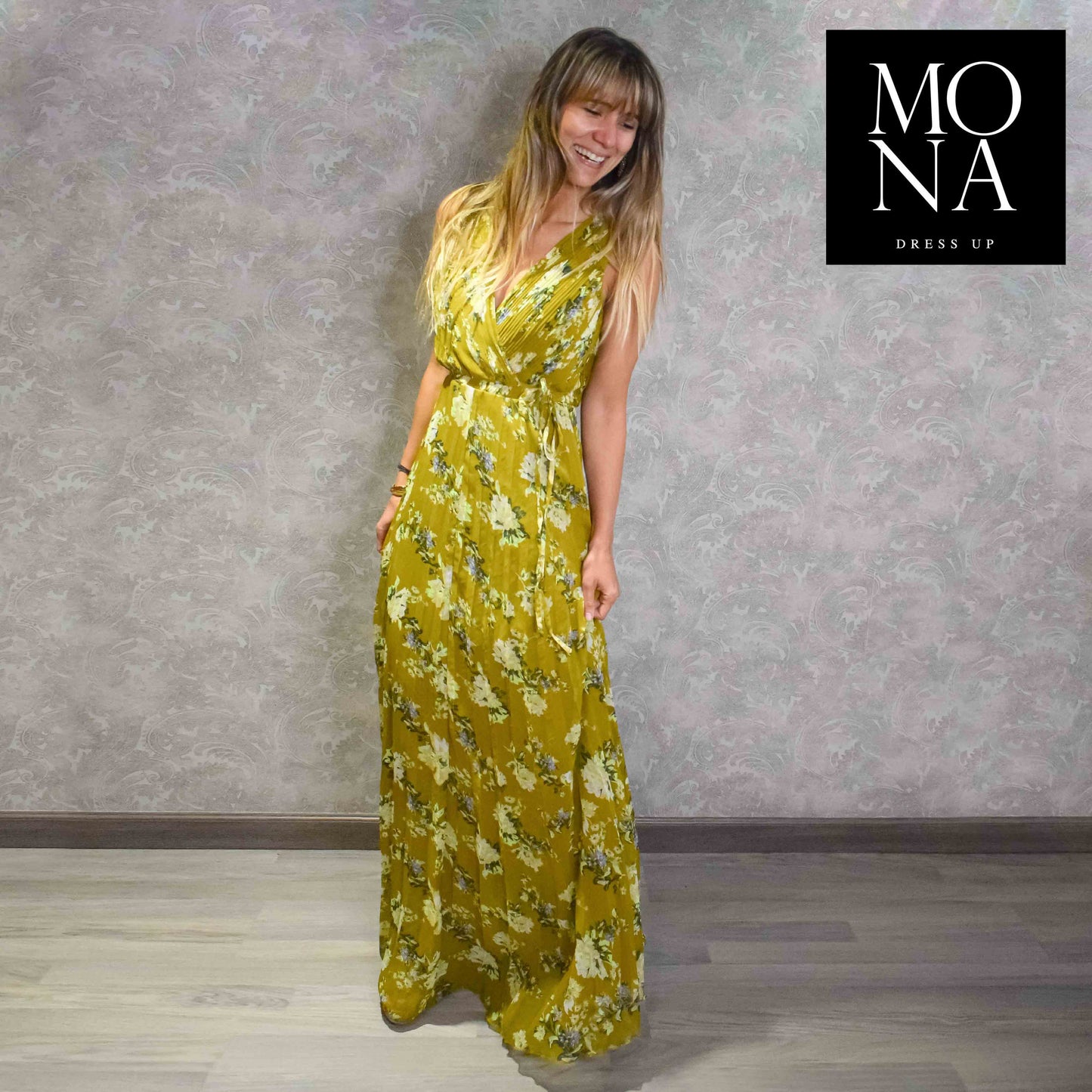 VESTIDO LARGO IVANA VERDE