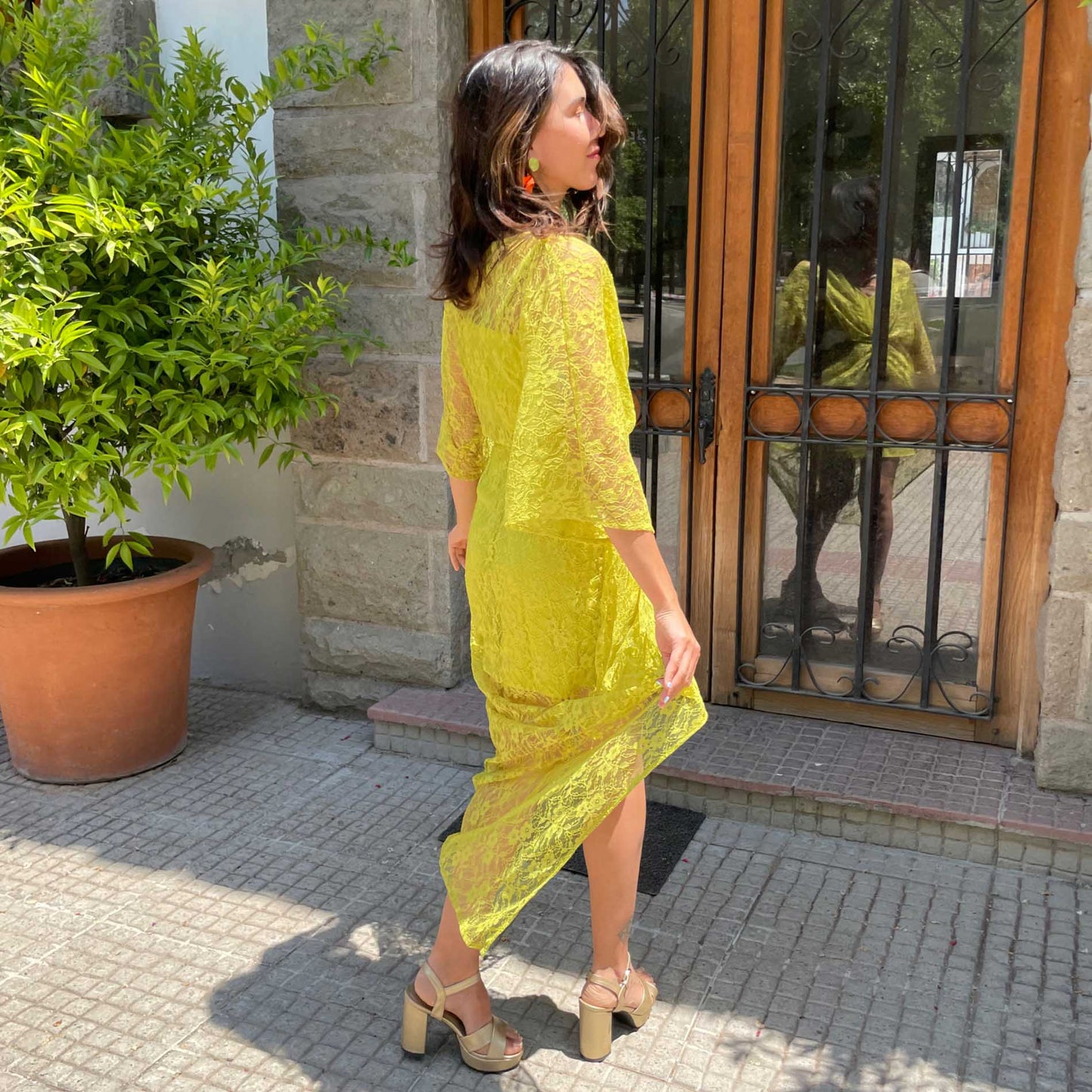 VESTIDO LARGO PASCAL VERDE LIMA