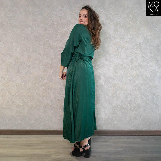 VESTIDO LARGO CARLA VERDE