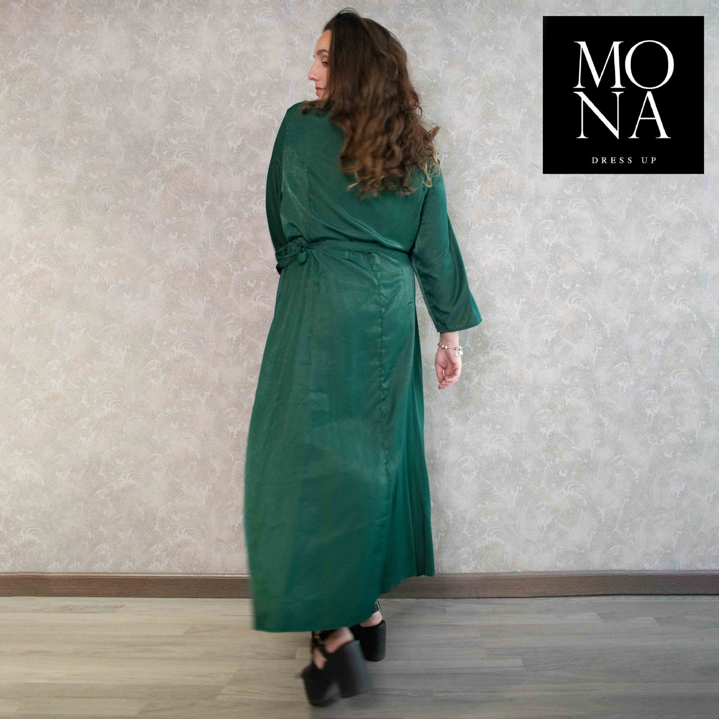 VESTIDO LARGO CARLA VERDE