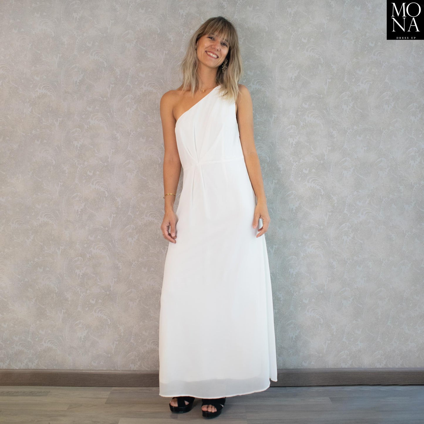 VESTIDO LARGO LUCIA BLANCO