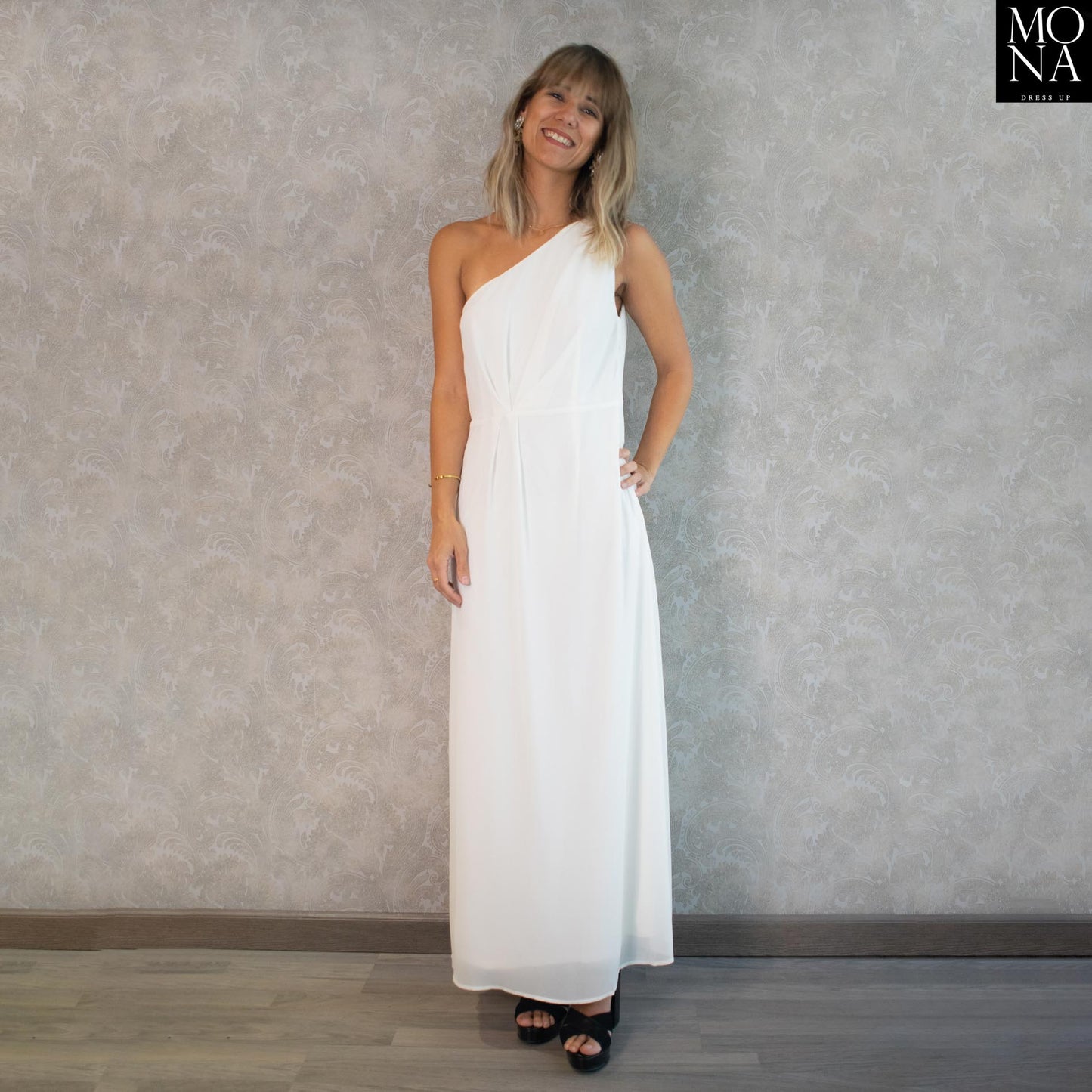 VESTIDO LARGO LUCIA BLANCO