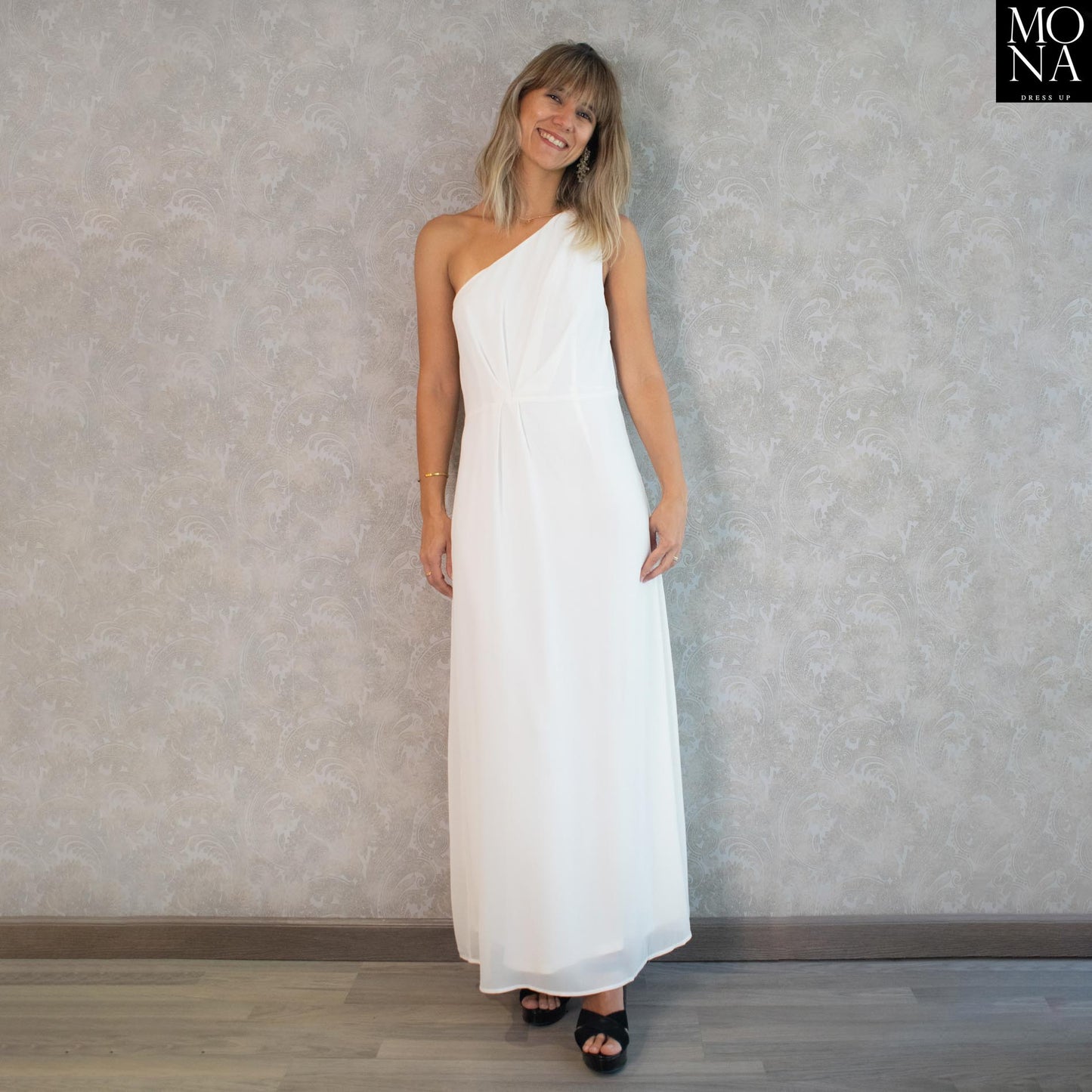 VESTIDO LARGO LUCIA BLANCO