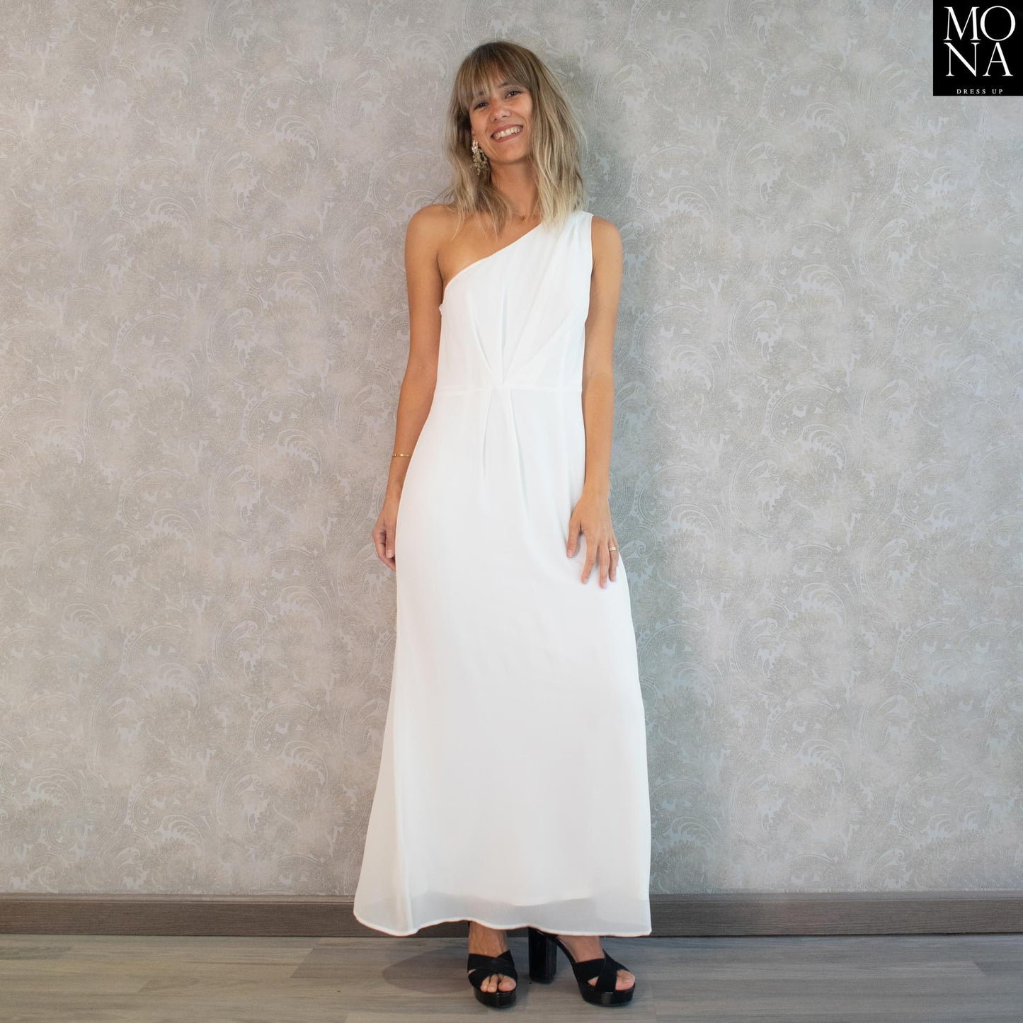 VESTIDO LARGO LUCIA BLANCO