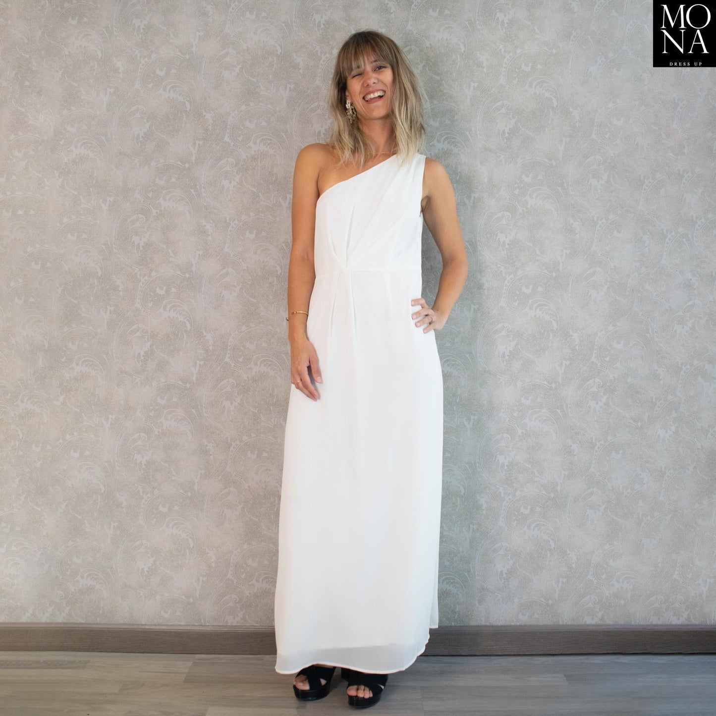 VESTIDO LARGO LUCIA BLANCO