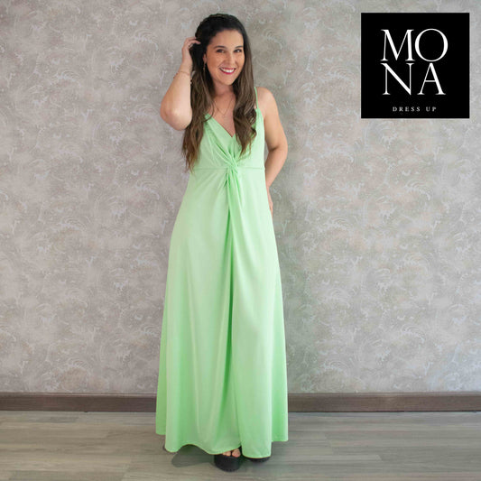VESTIDO LARGO ALESSIA MENTA