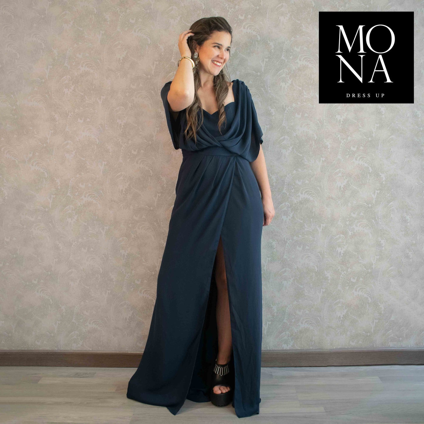 VESTIDO LARGO SOL AZUL