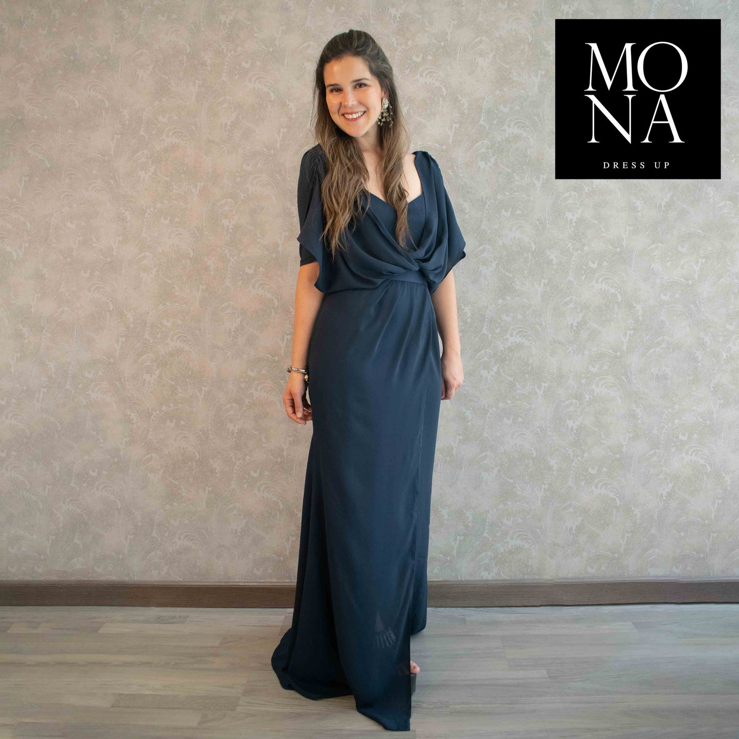 VESTIDO LARGO SOL AZUL