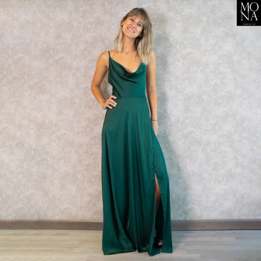 VESTIDO LARGO MAXIMA VERDE