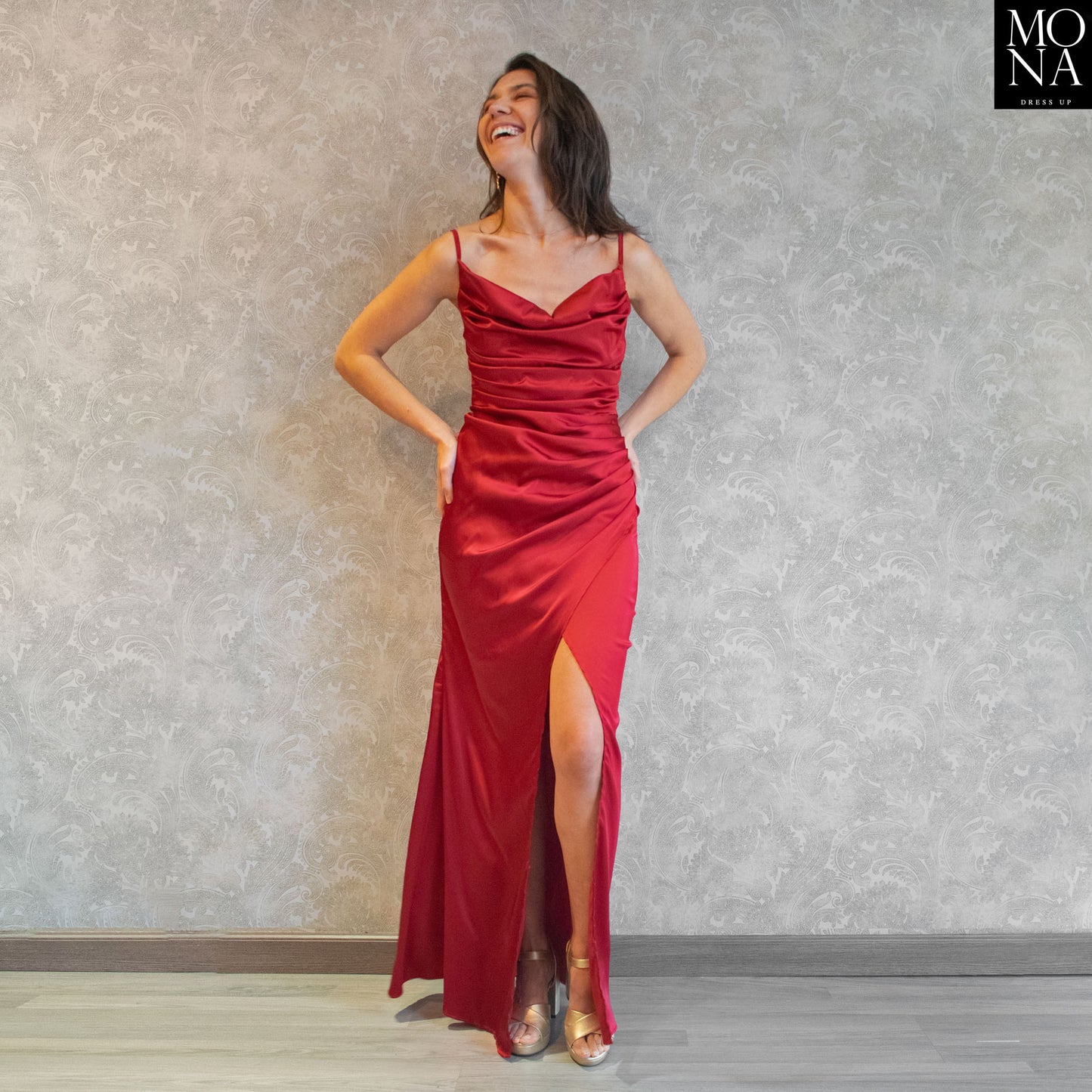 VESTIDO LARGO XIMENA BURDEO