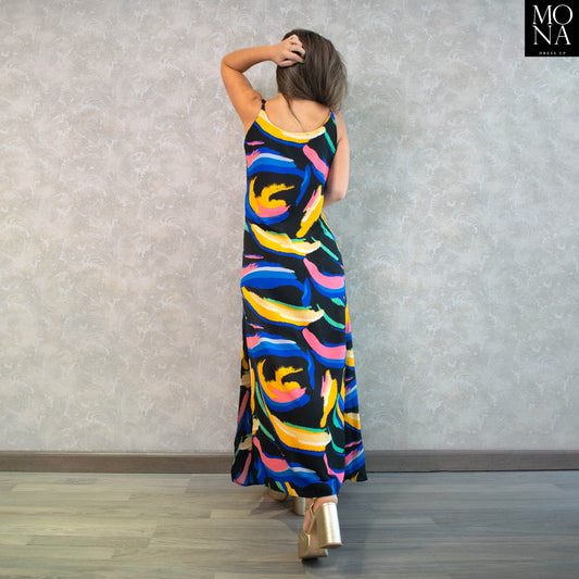 VESTIDO LARGO GIGI MULTICOLOR