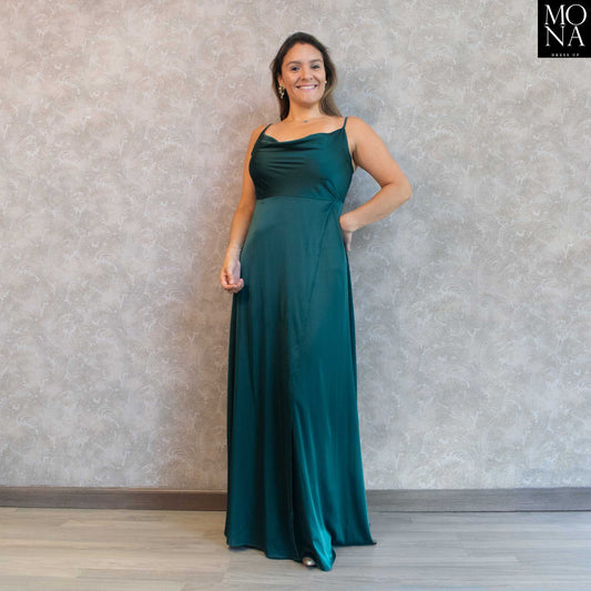 VESTIDO LARGO MAXIME VERDE