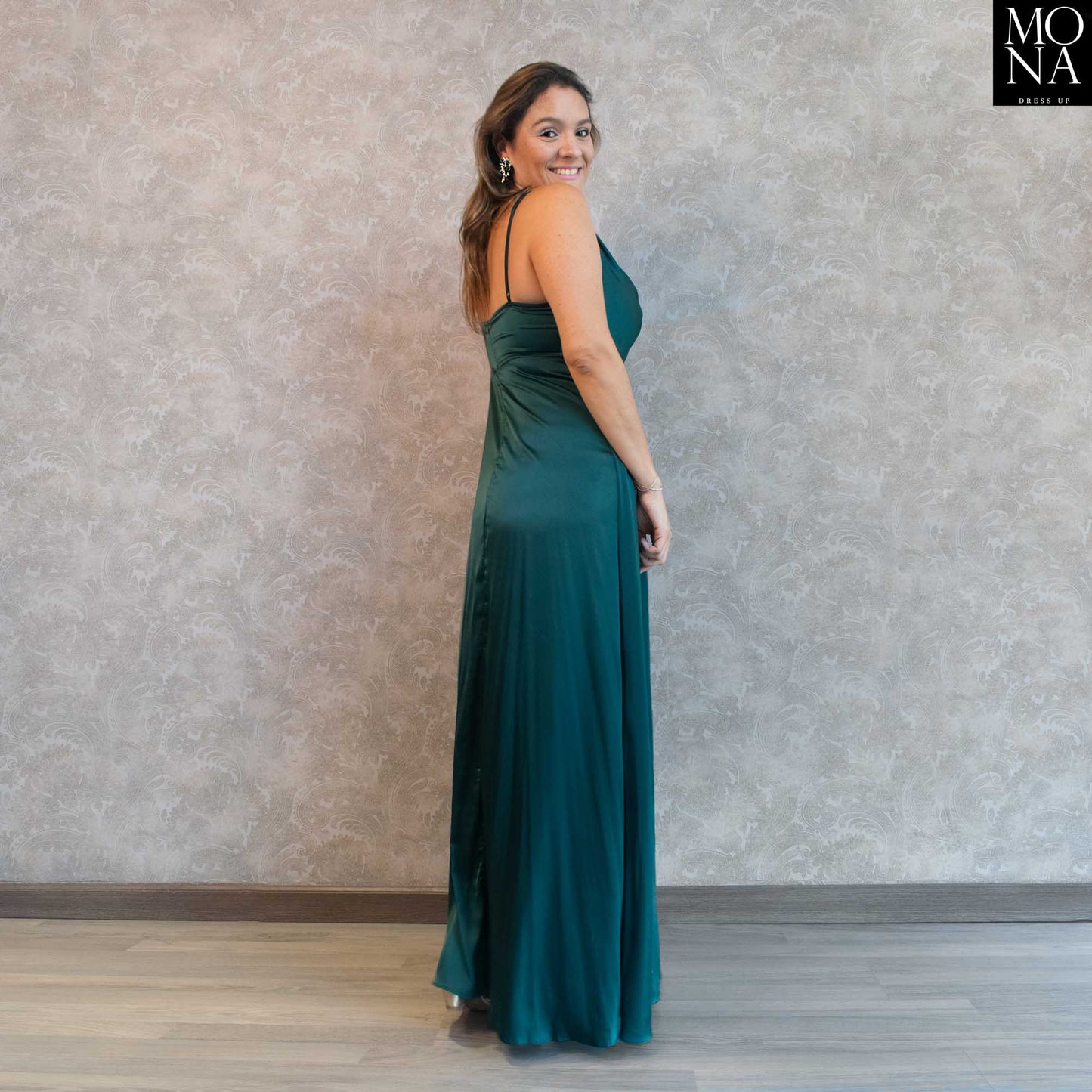 VESTIDO LARGO MAXIME VERDE