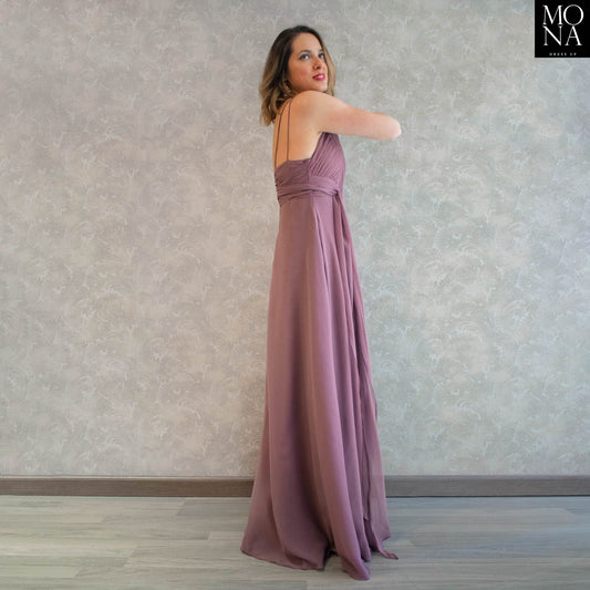 VESTIDO LARGO LIA MALVA