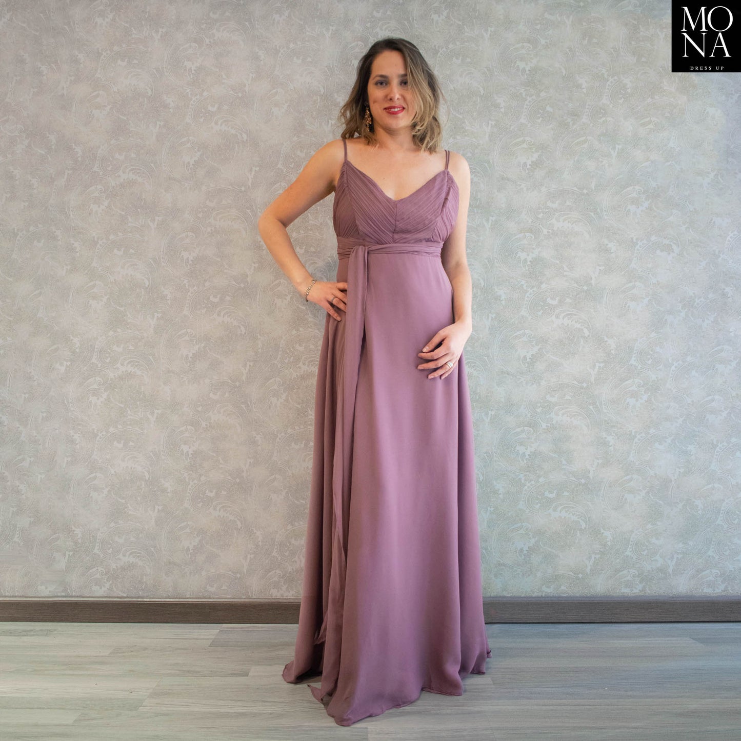 VESTIDO LARGO LIA MALVA