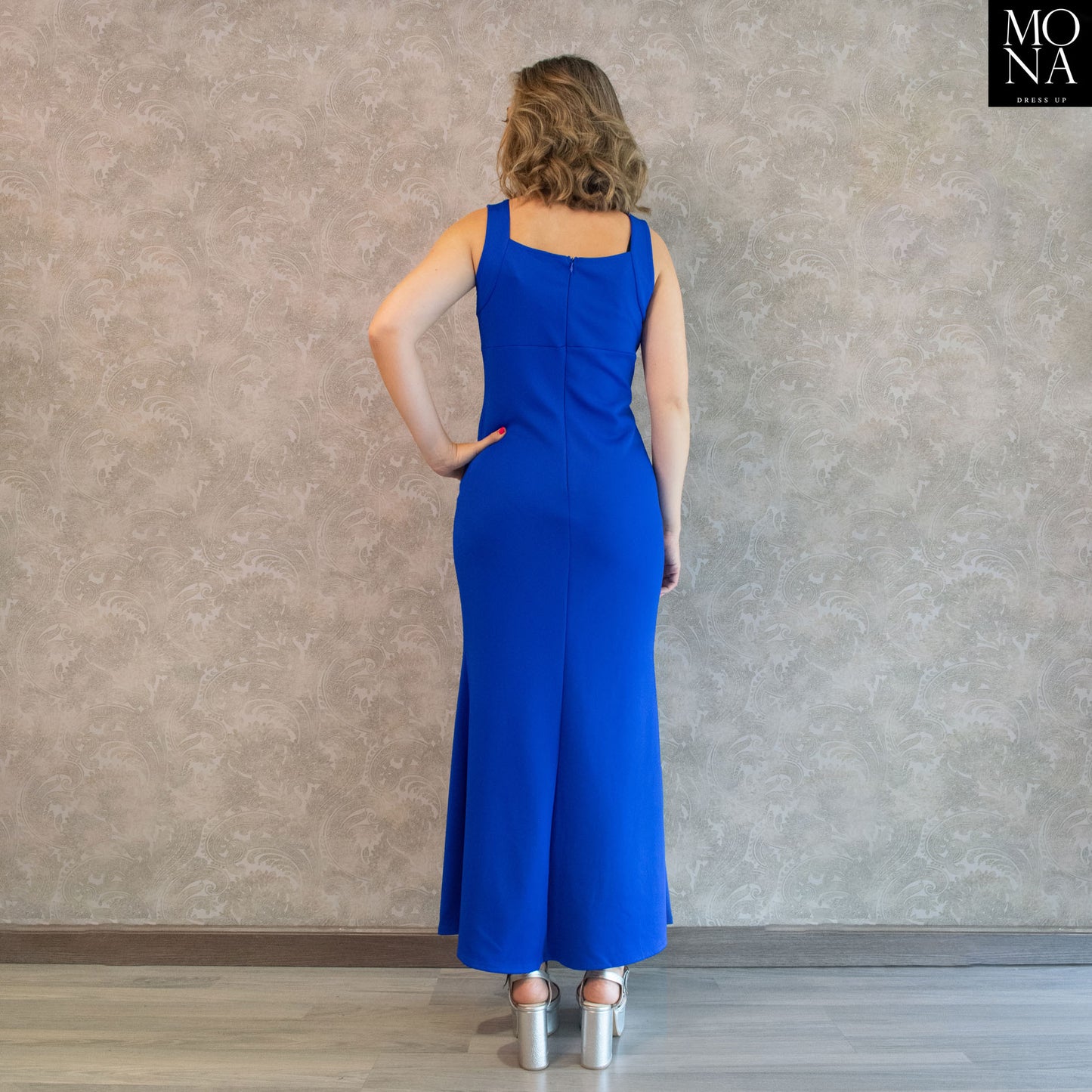 VESTIDO LARGO ISABELLA AZUL