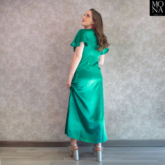 VESTIDO LARGO ELVIRA VERDE