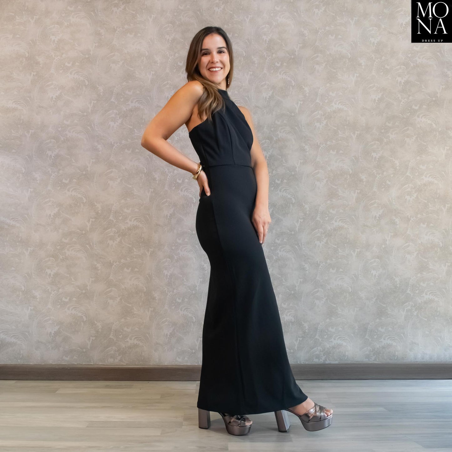 VESTIDO LARGO RENATA NEGRO