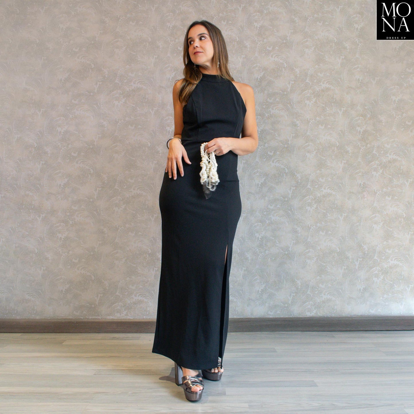 VESTIDO LARGO RENATA NEGRO