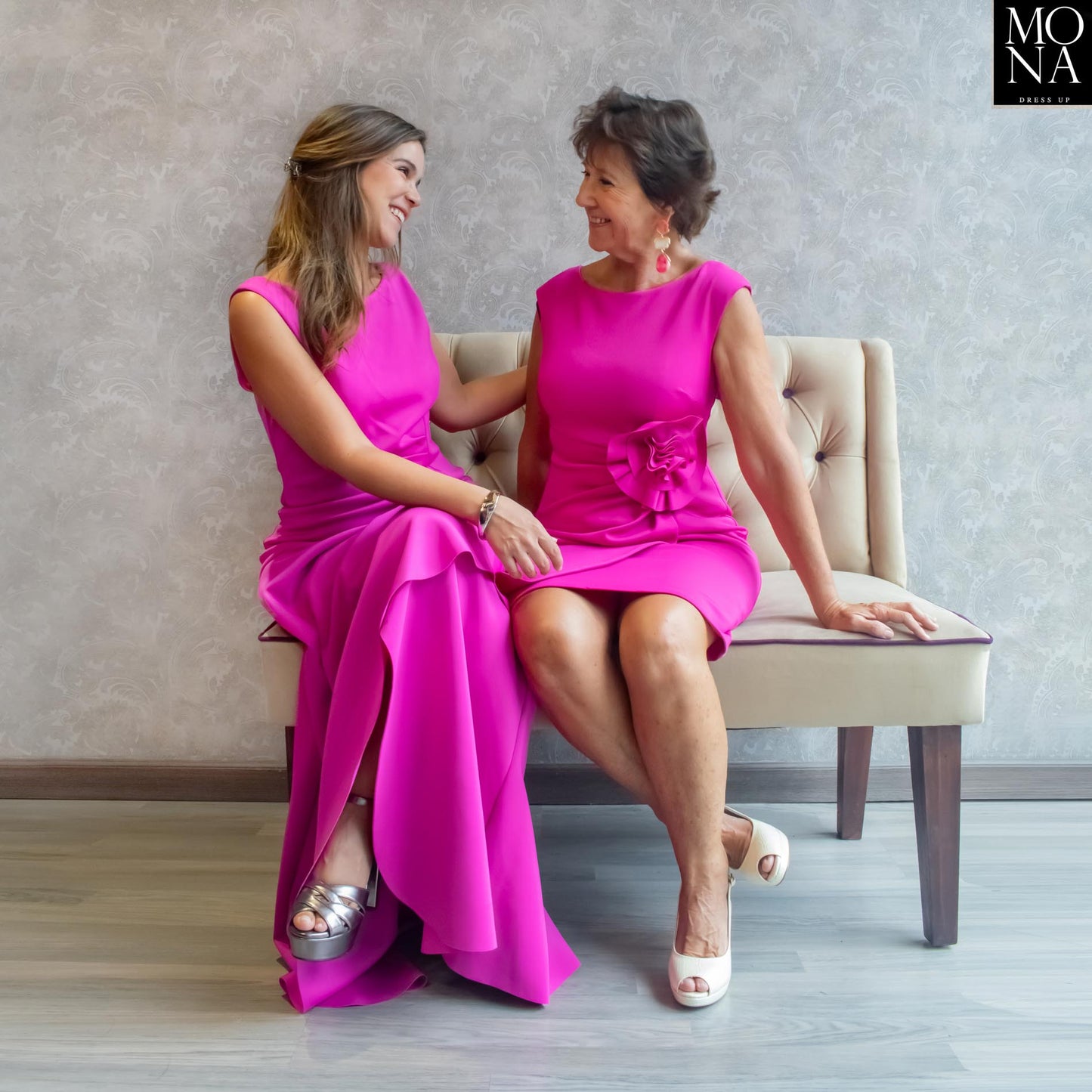 VESTIDO LARGO ELOISA FUCSIA
