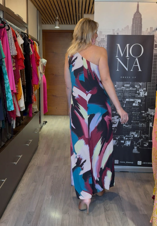 VESTIDO LARGO EMILIA MULTICOLOR