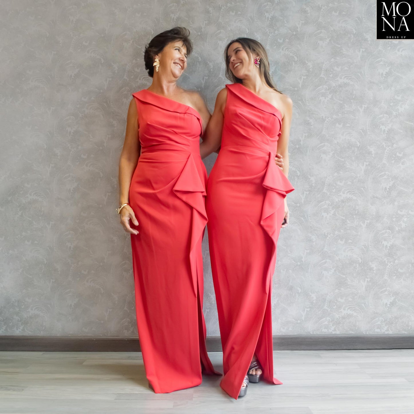 VESTIDO LARGO EUGENIA CORAL