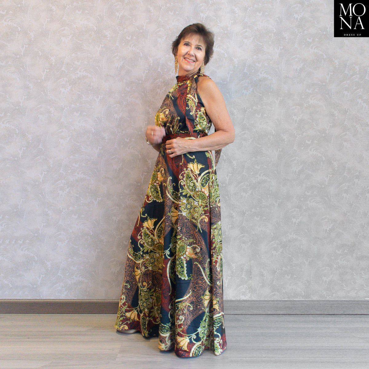 Vestido largo Noa multicolor, foto 2 de 5