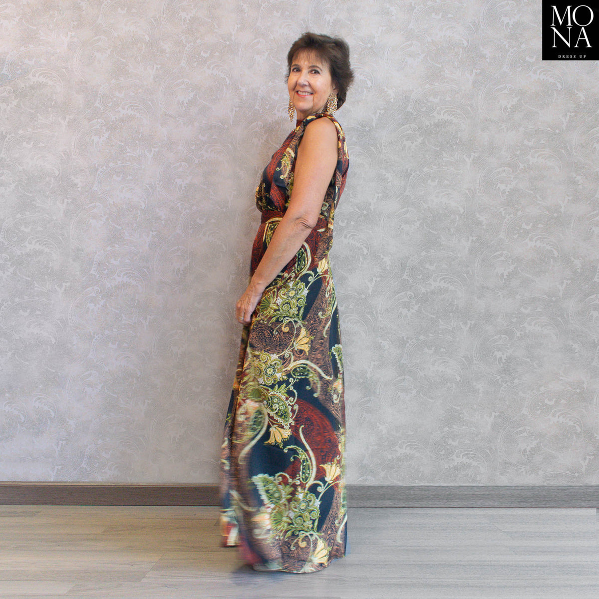 Vestido largo Noa multicolor, foto 4 de 5