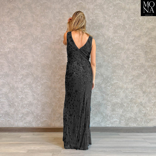 VESTIDO LARGO SIENA NEGRO