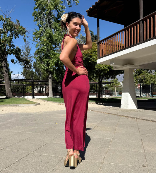 VESTIDO LARGO JULI BURDEO