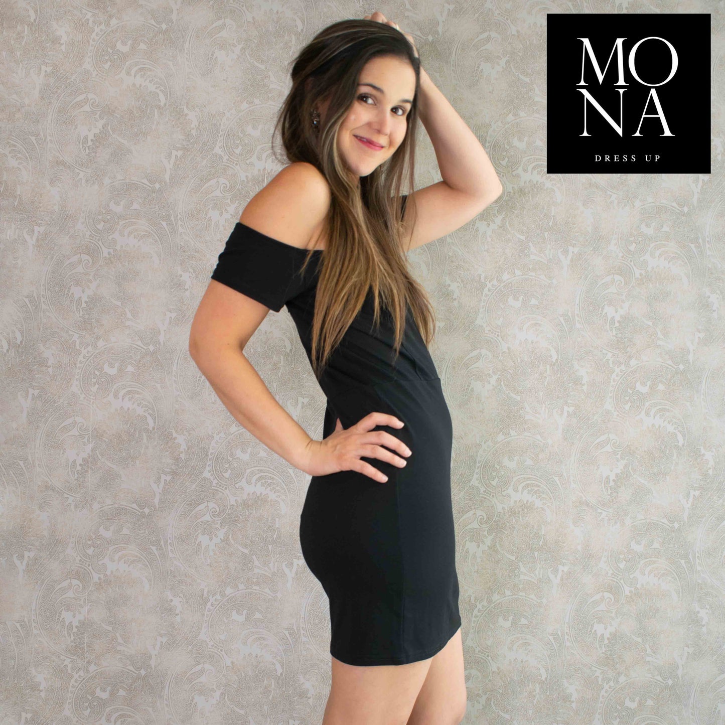 VESTIDO CORTO SILVANA NEGRO