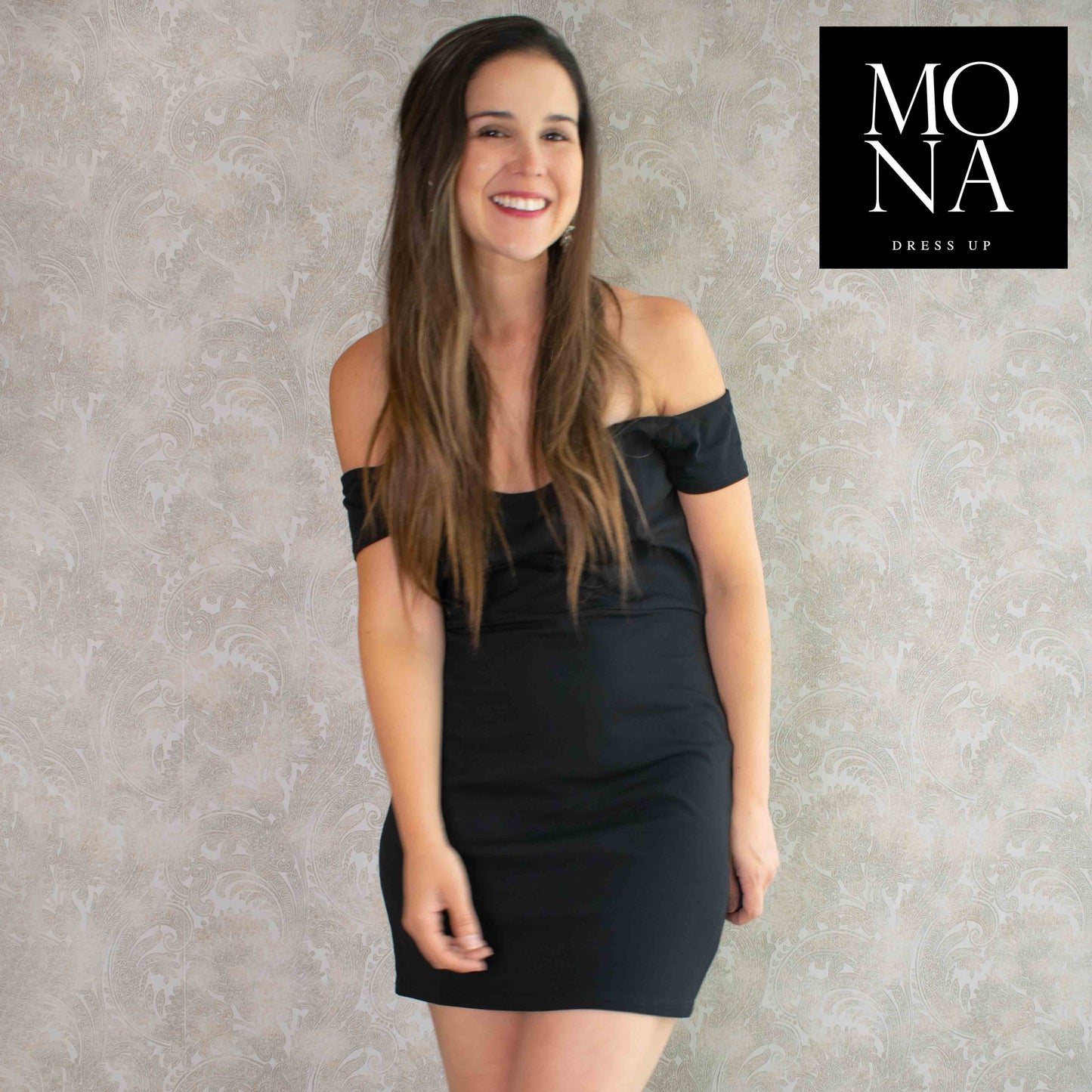VESTIDO CORTO SILVANA NEGRO
