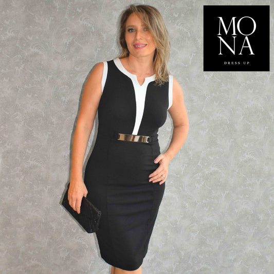 VESTIDO CORTO ANTONELLA NEGRO