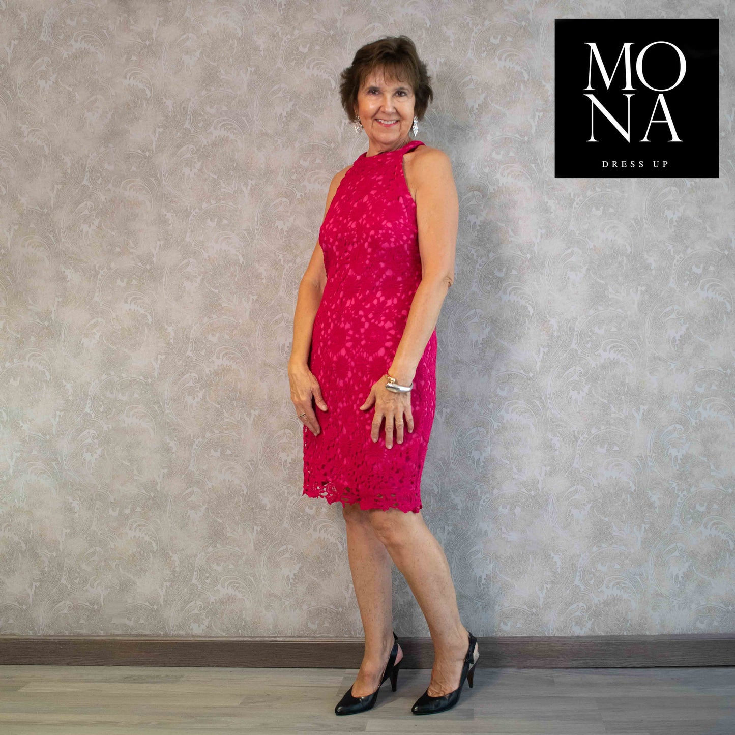 VESTIDO CORTO MARA FUCSIA
