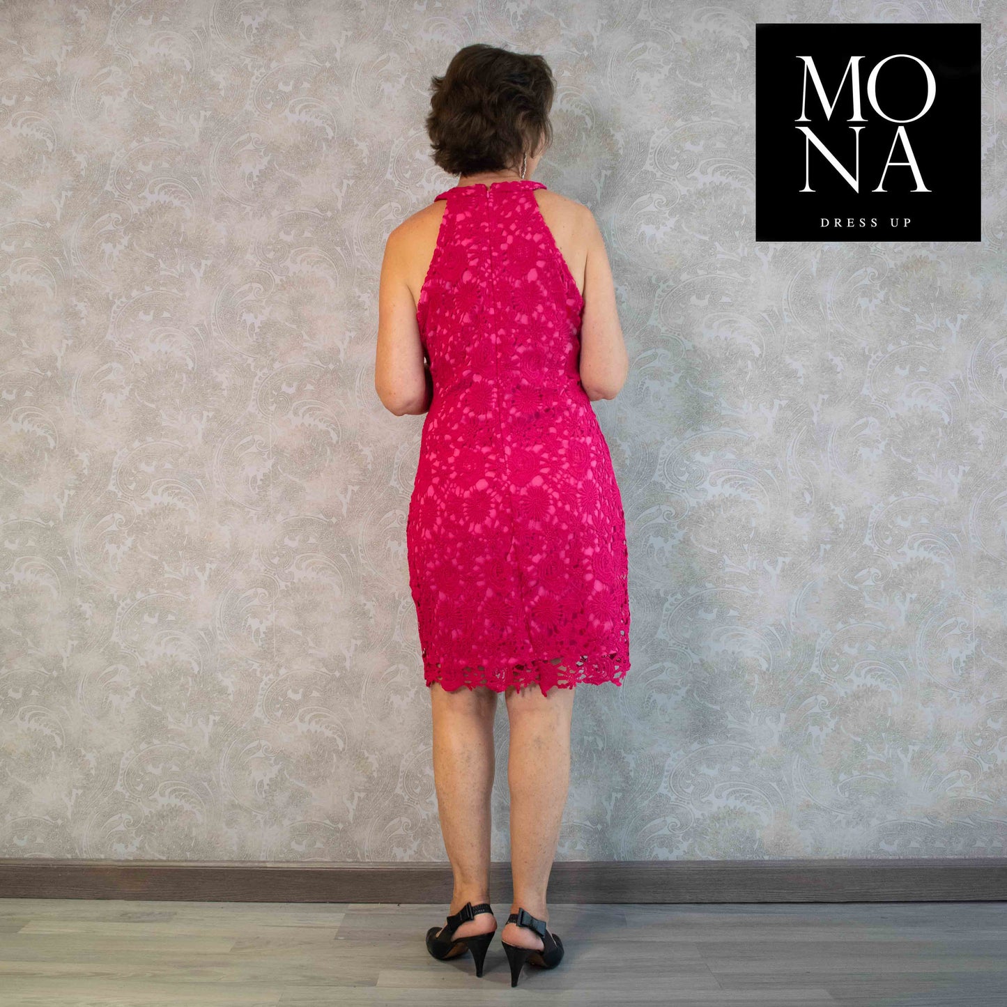 VESTIDO CORTO MARA FUCSIA