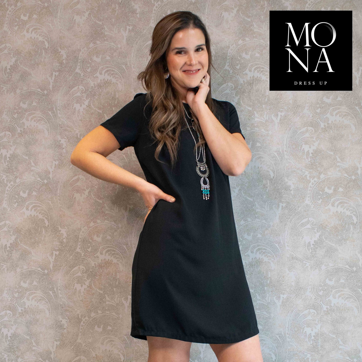 VESTIDO CORTO MARISU NEGRO