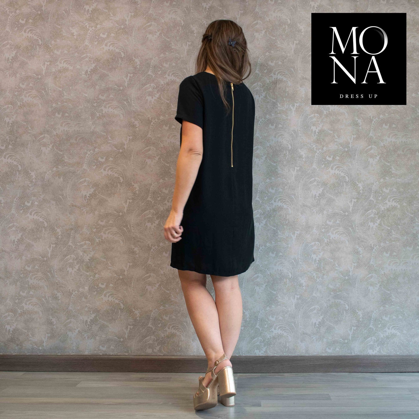 VESTIDO CORTO MARISU NEGRO