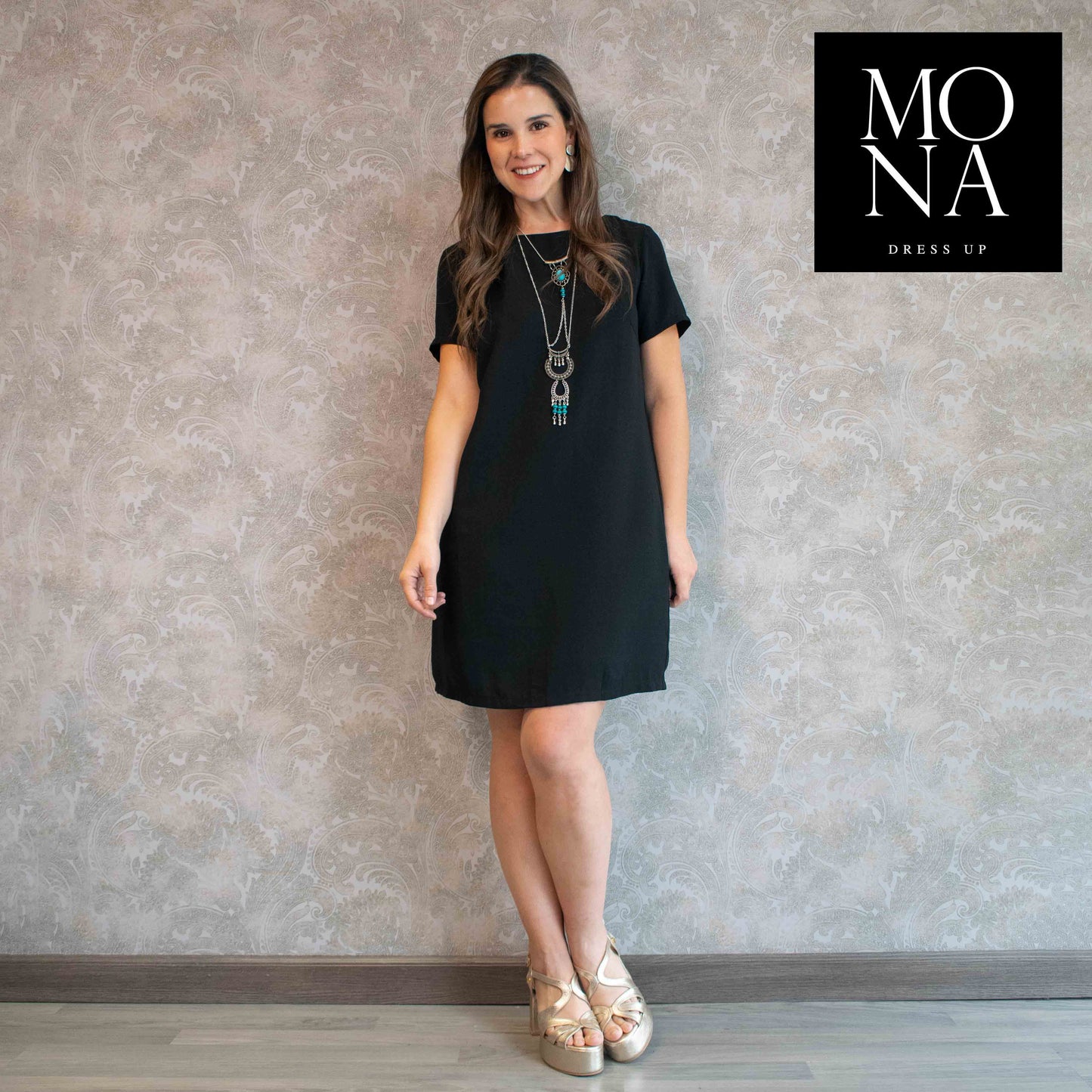VESTIDO CORTO MARISU NEGRO
