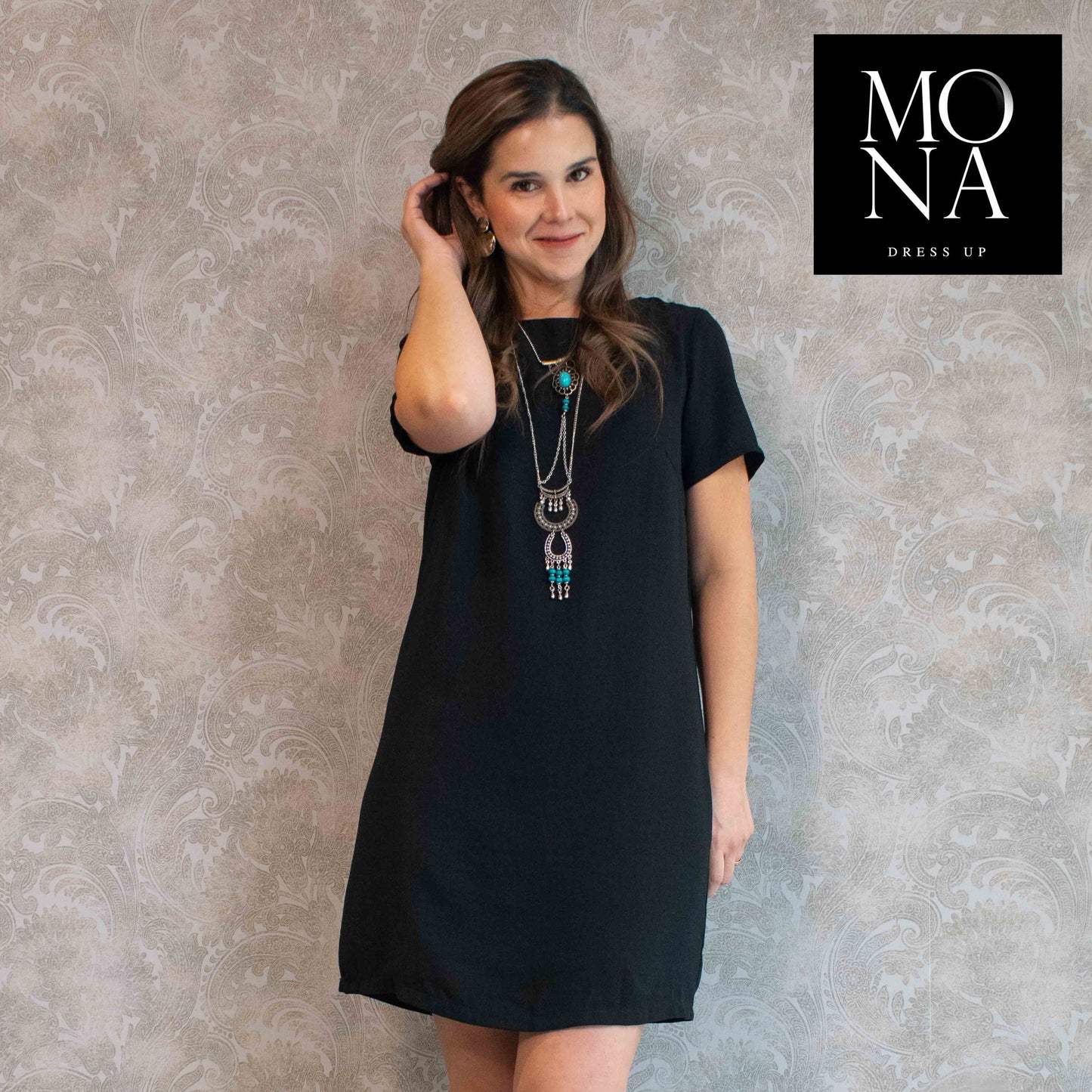 VESTIDO CORTO MARISU NEGRO