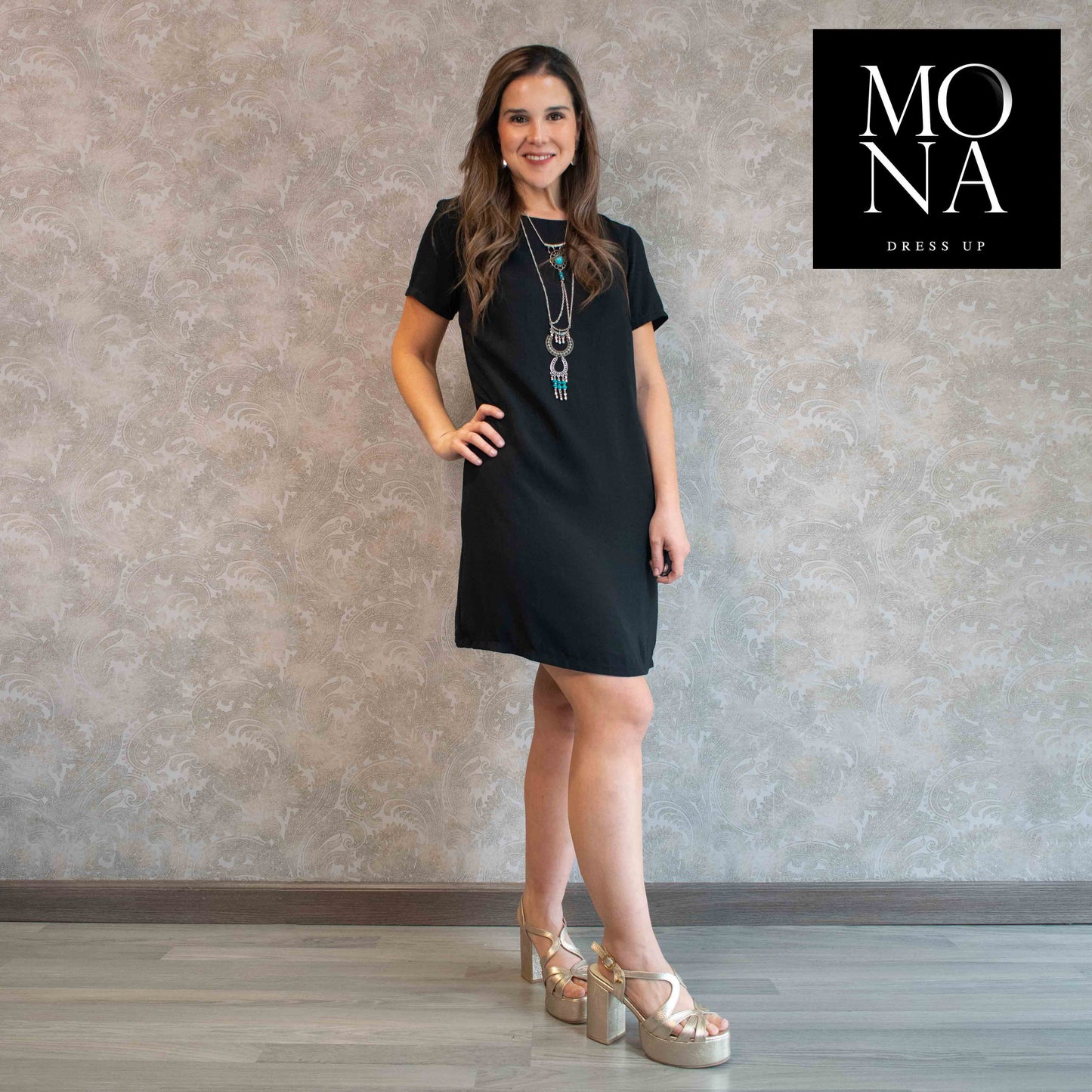 VESTIDO CORTO MARISU NEGRO