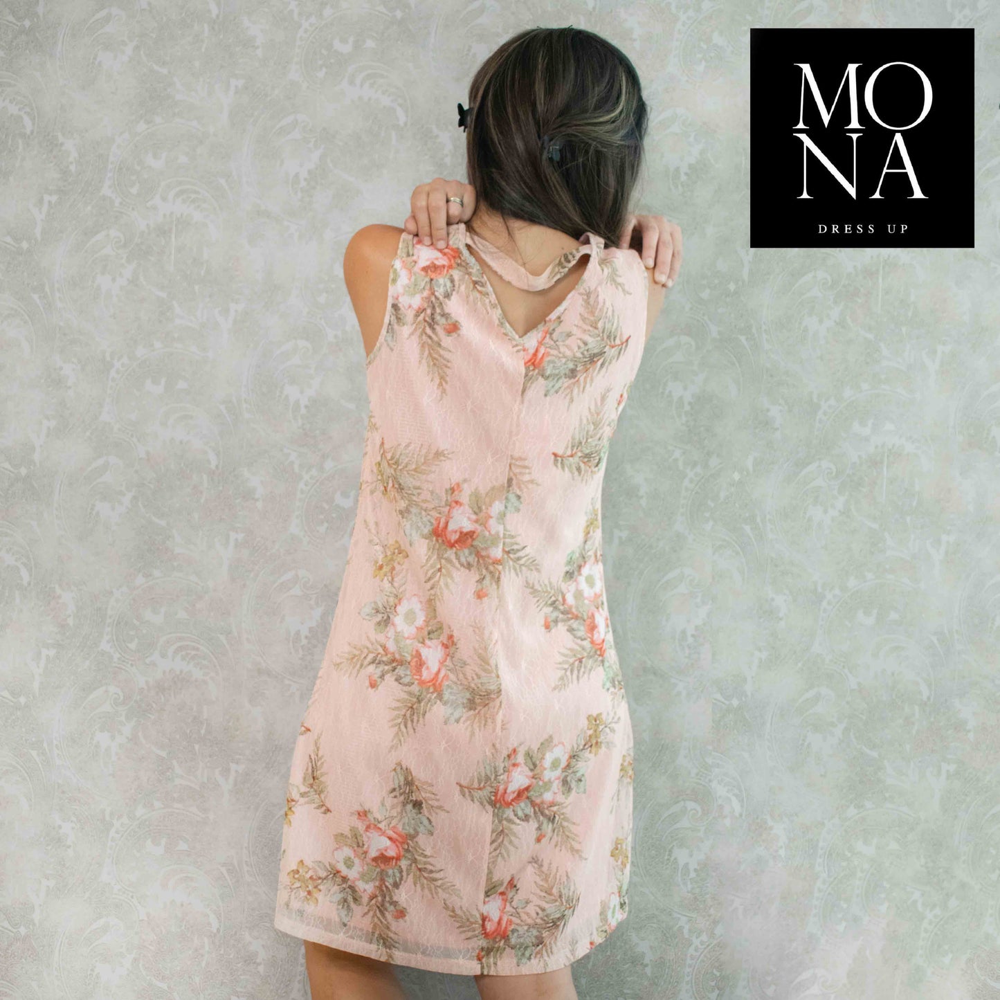 VESTIDO CORTO MARITE ROSADO