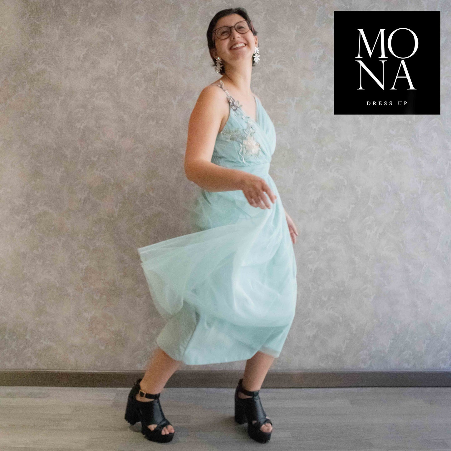 VESTIDO MIDI MIMI MENTA